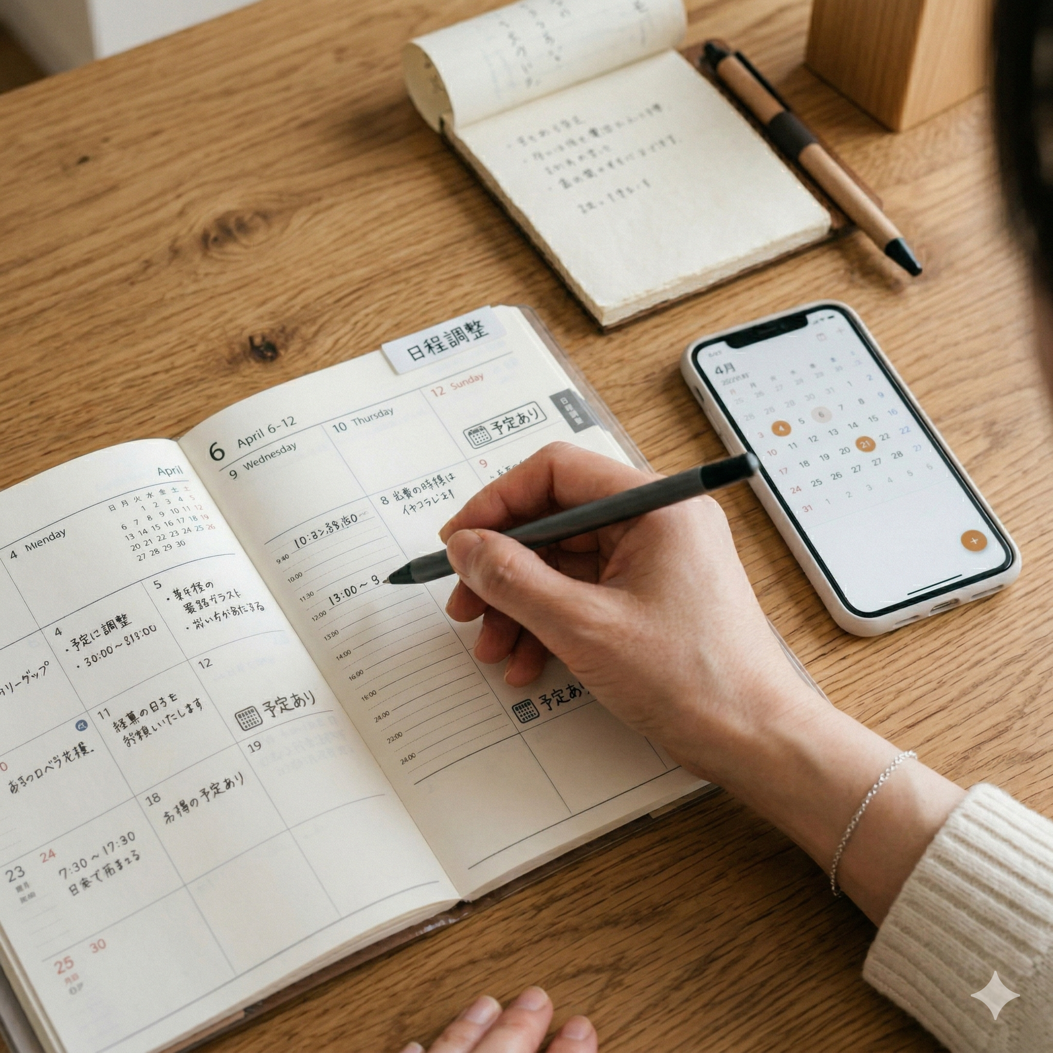 日程調整のイメージ