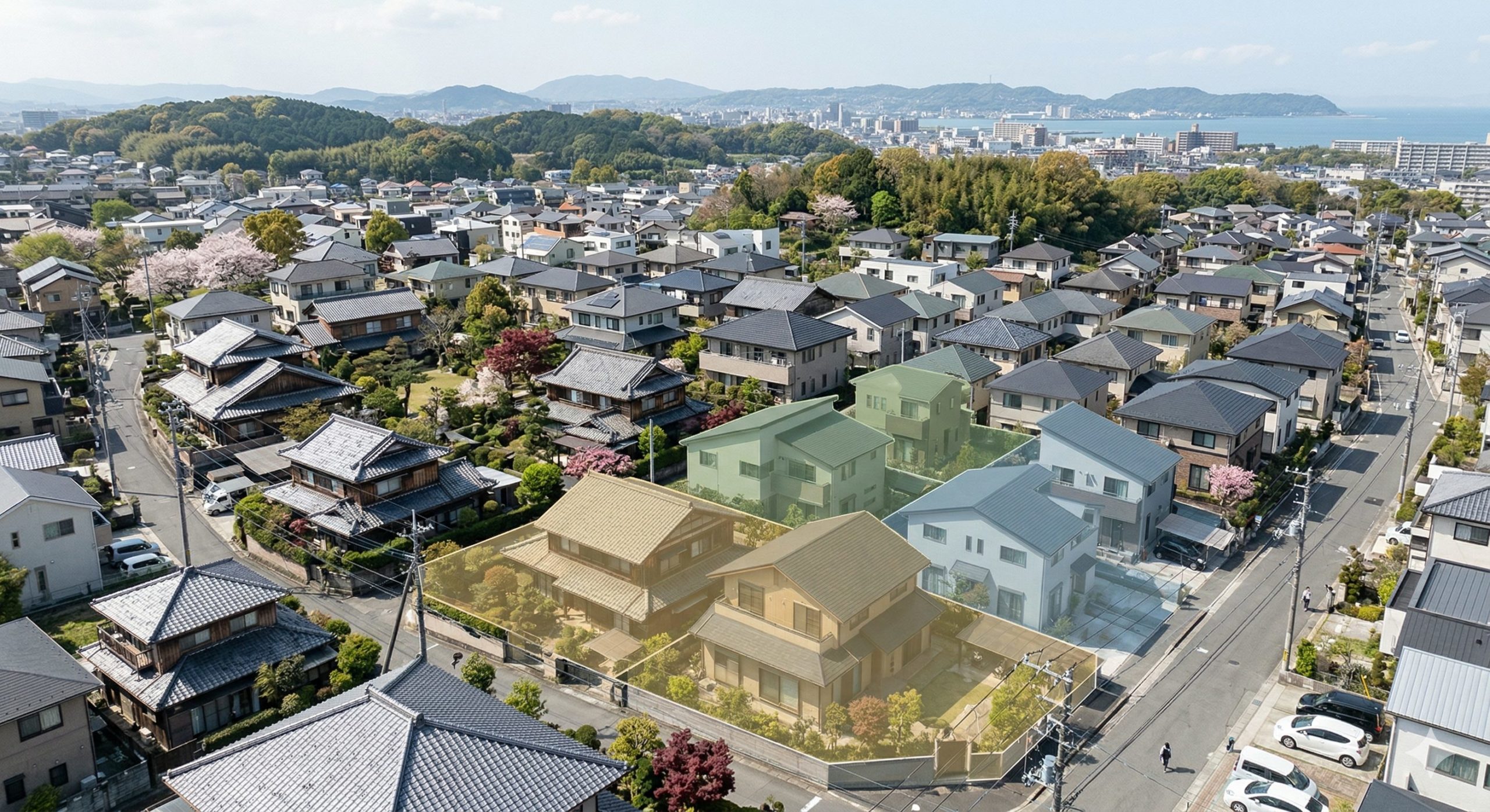 相続した戸建て不動産の売却か保有かを判断する思考フレームワークのイメージ